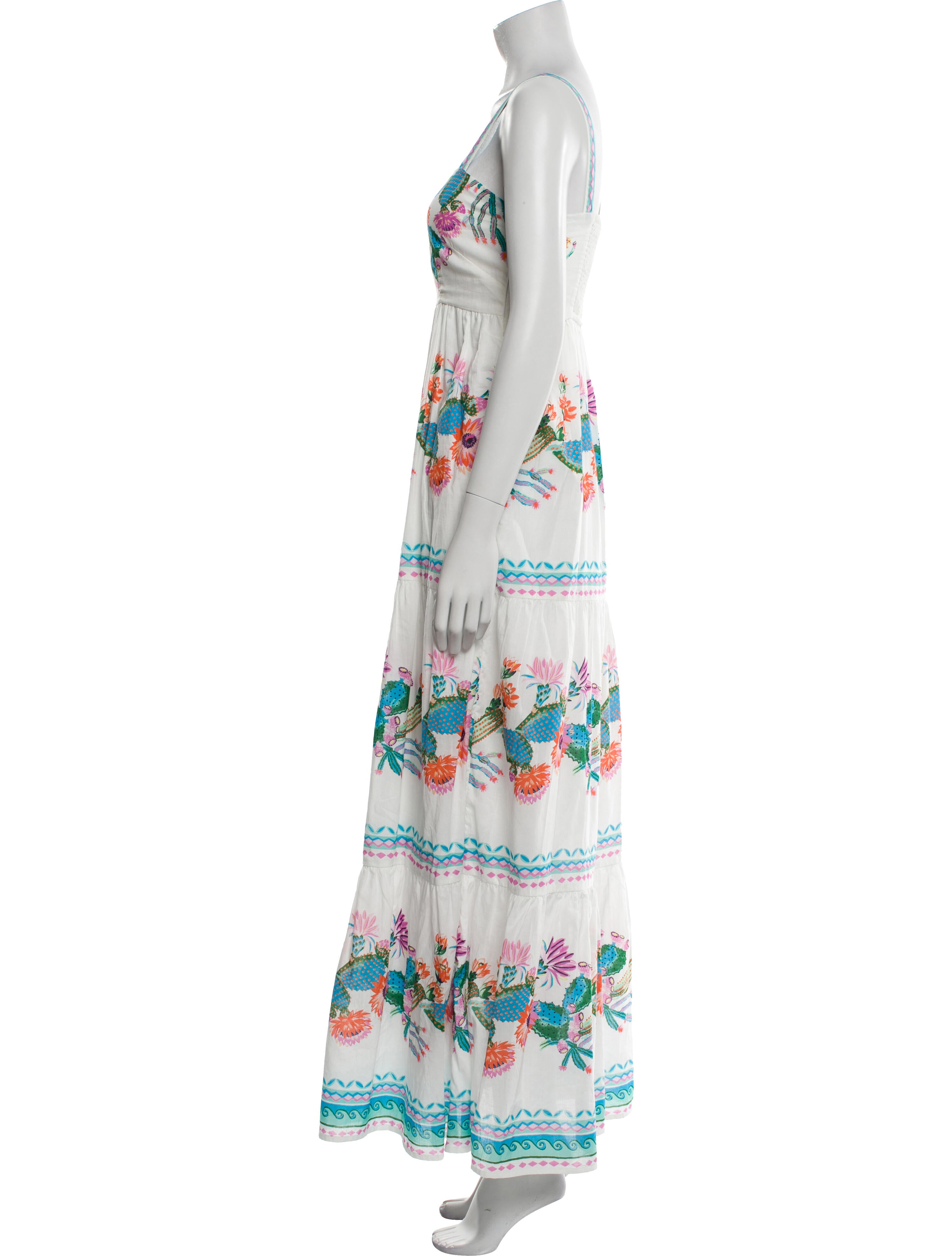 Banjanan Floral Print Long Dress