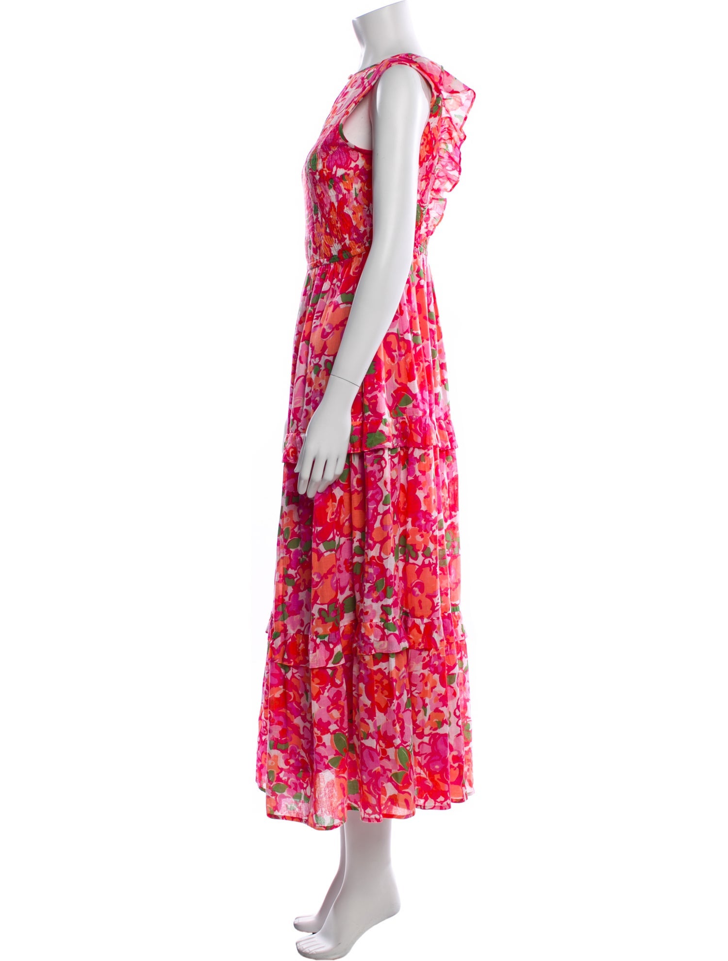 Banjanan Floral Print Long Dress