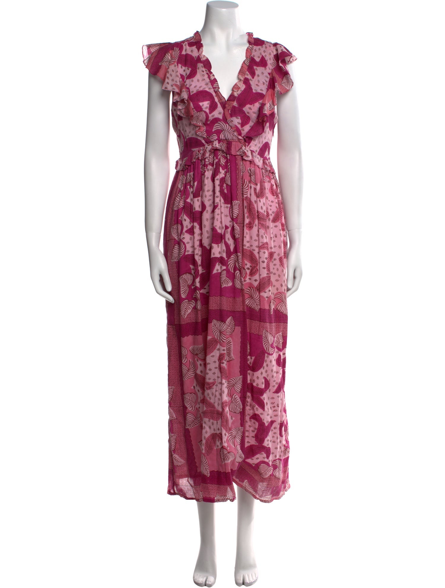 Banjanan Floral Print Long Dress