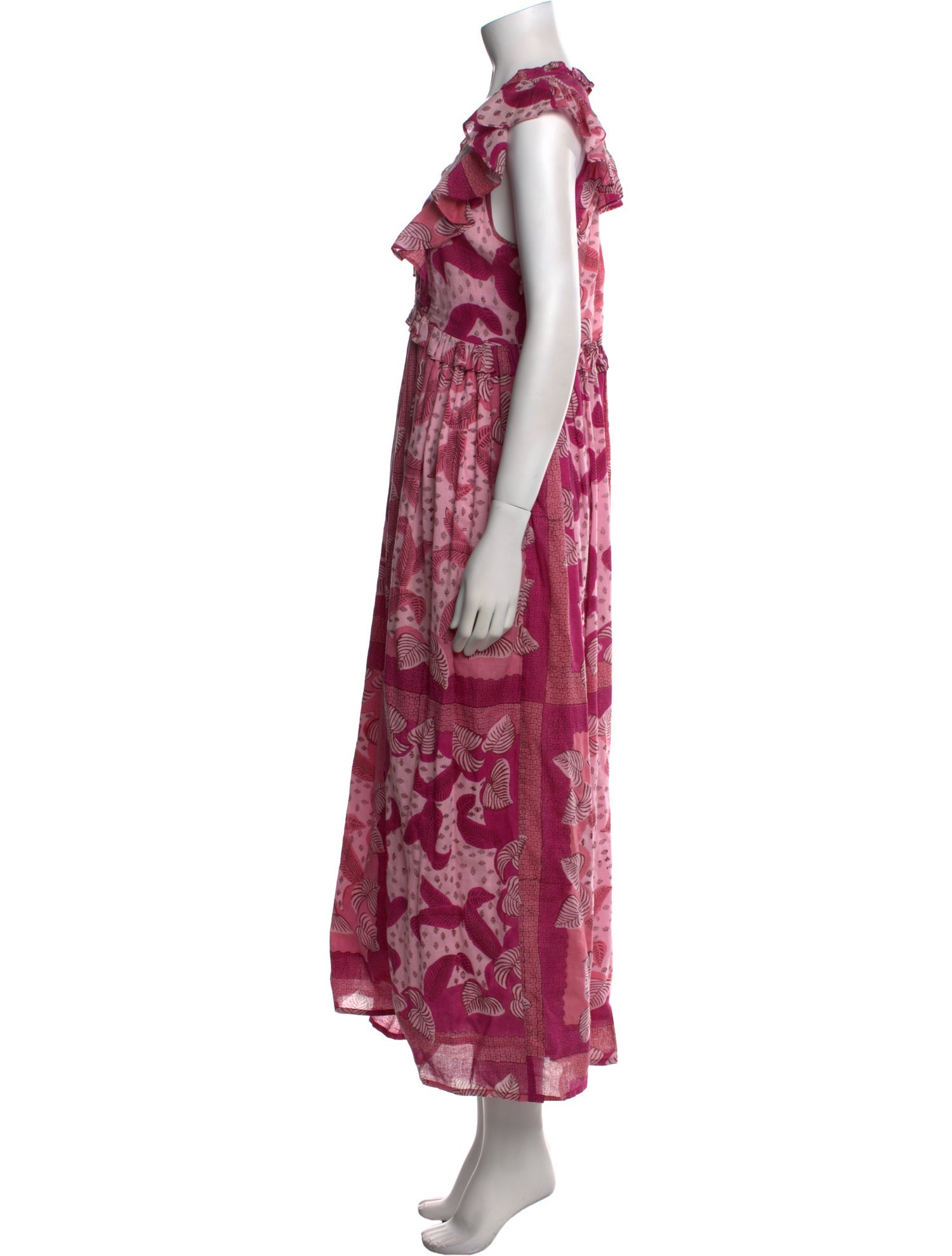 Banjanan Floral Print Long Dress