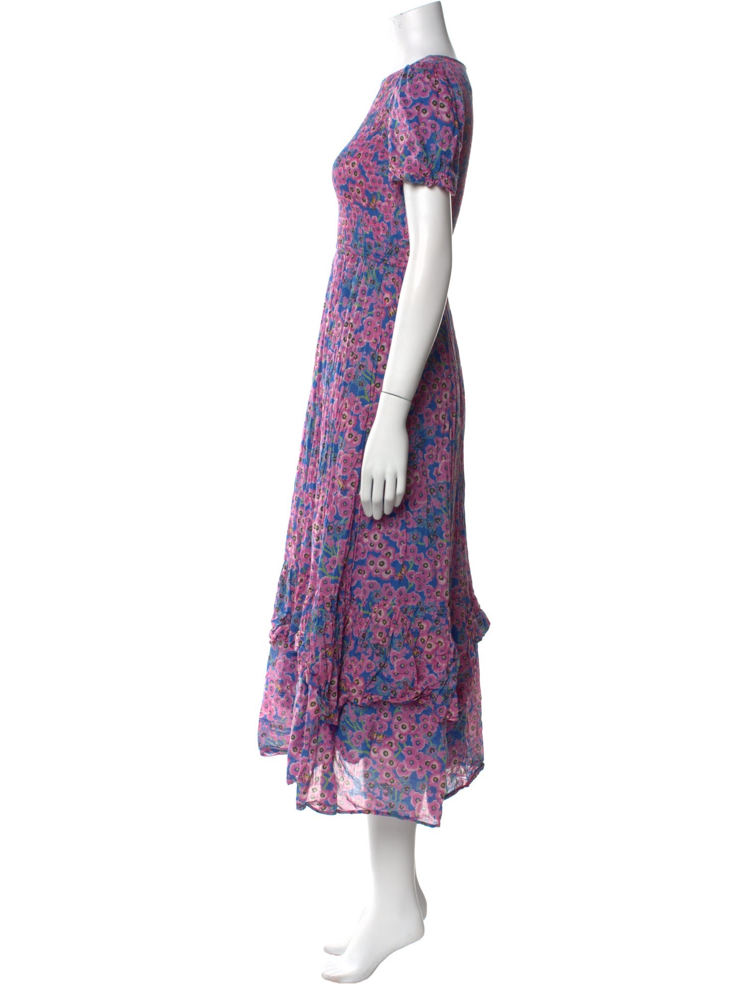 Banjanan Floral Print Long Dress