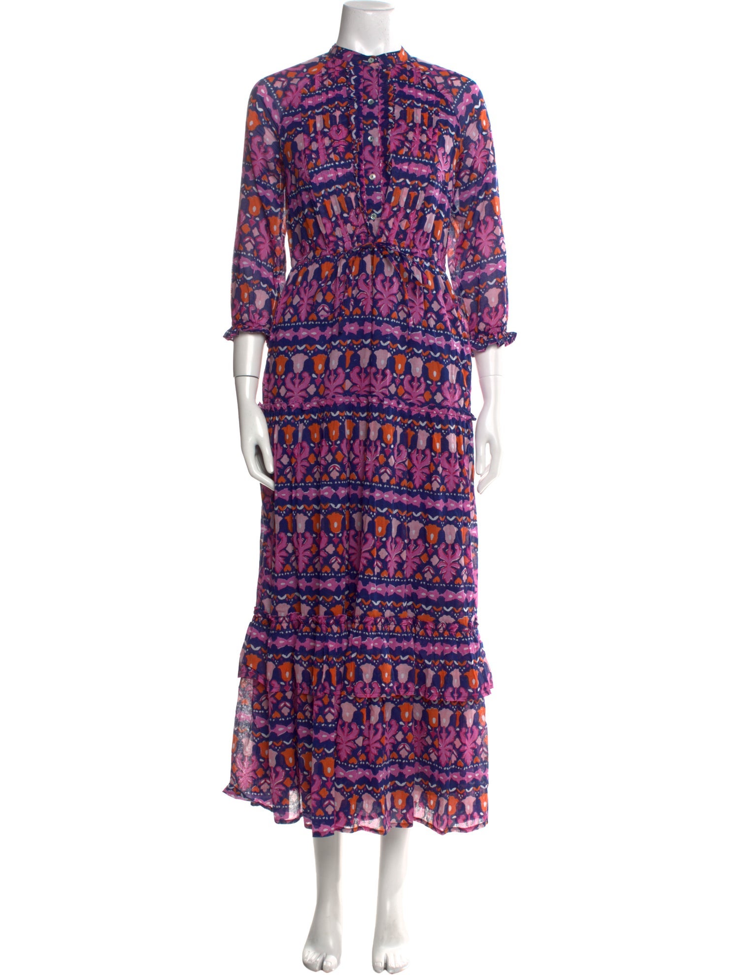 Banjanan Printed Long Dress