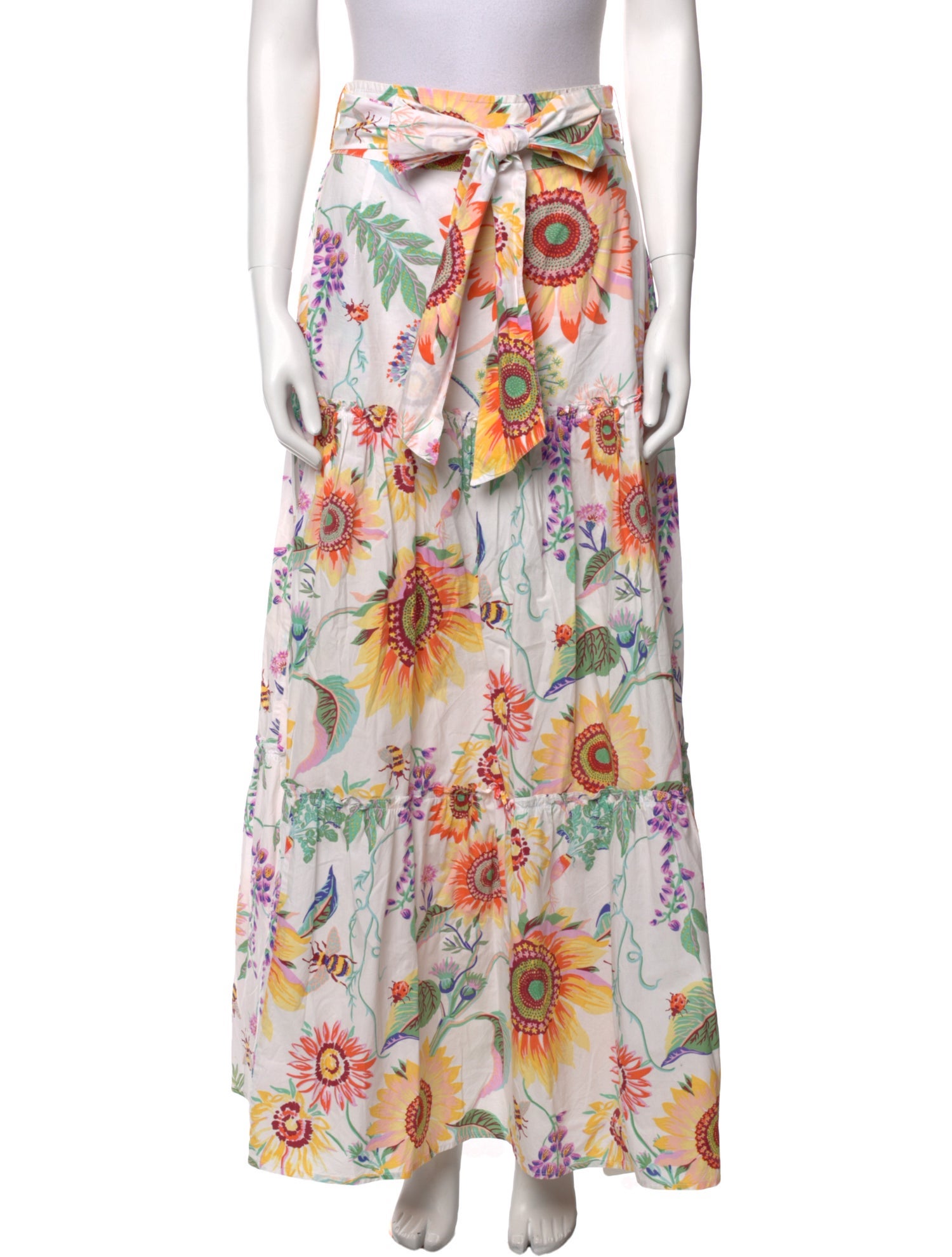 Banjanan Floral Print Long Skirt