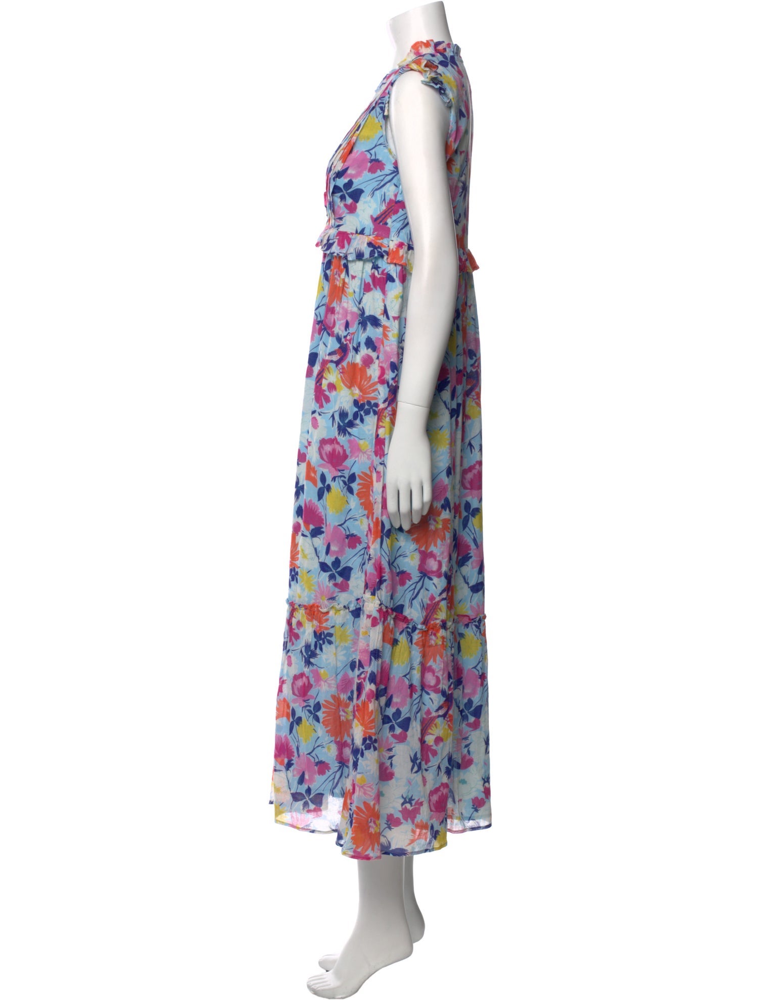 Banjanan Floral Print Long Dress