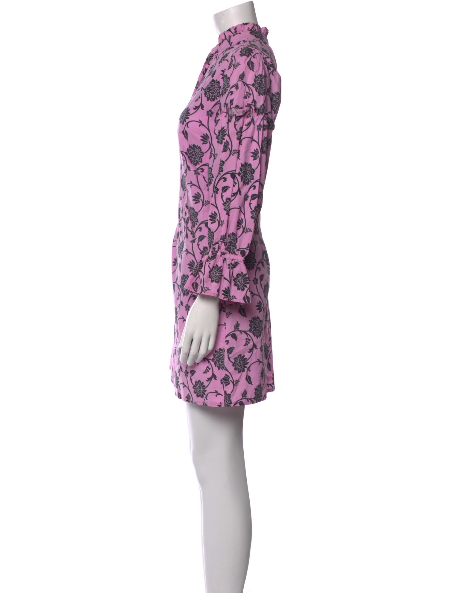 Banjanan Floral Print Knee-Length Dress