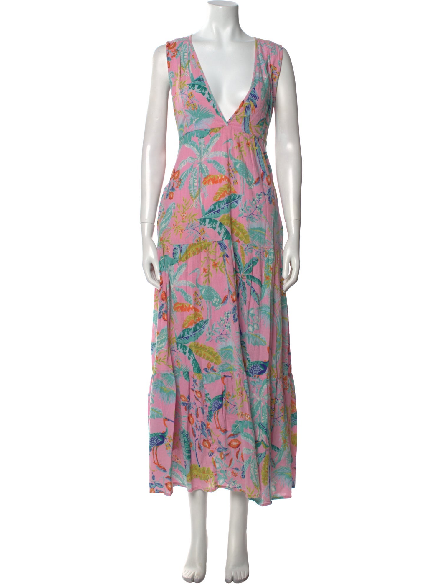 Banjanan Floral Print Long Dress