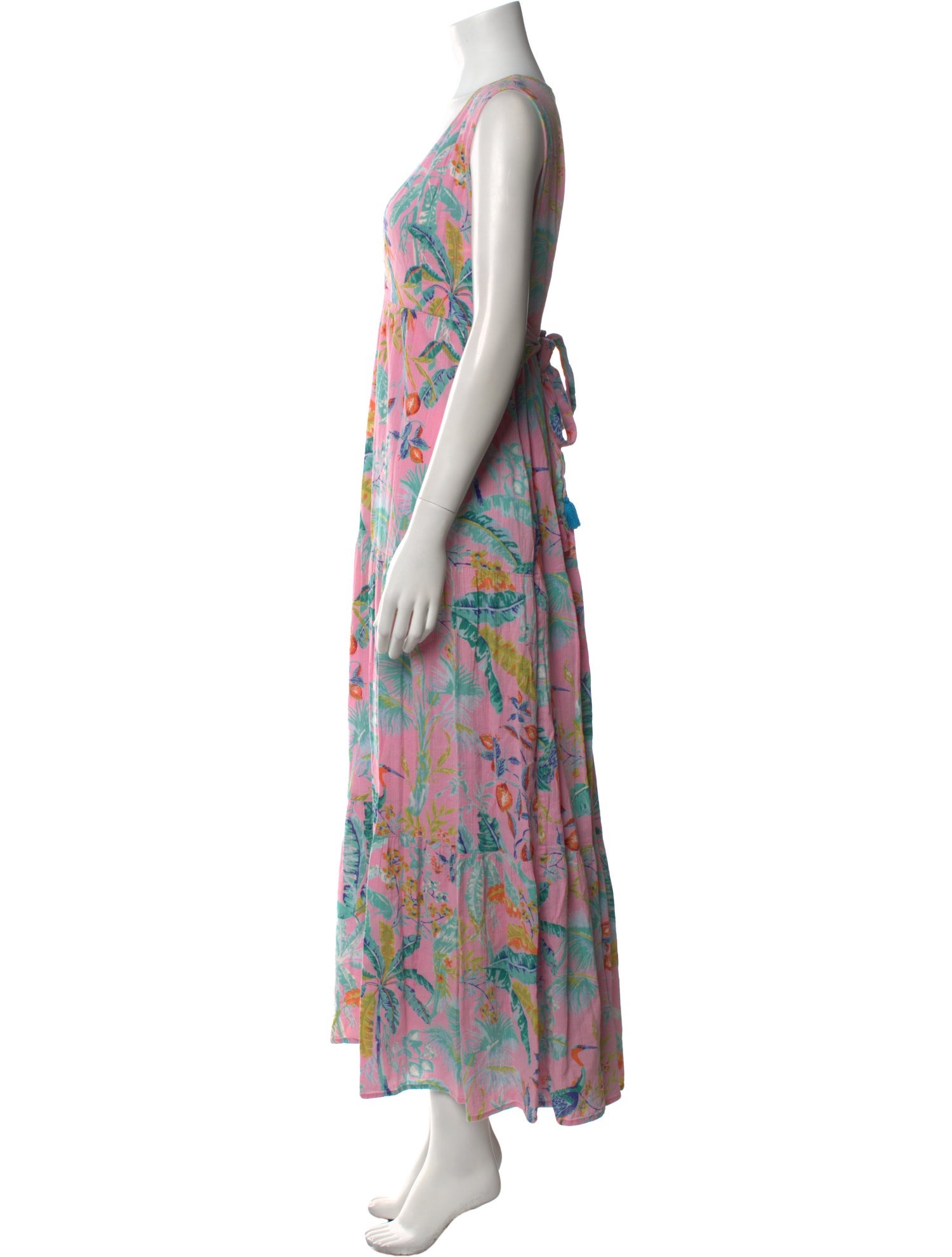 Banjanan Floral Print Long Dress