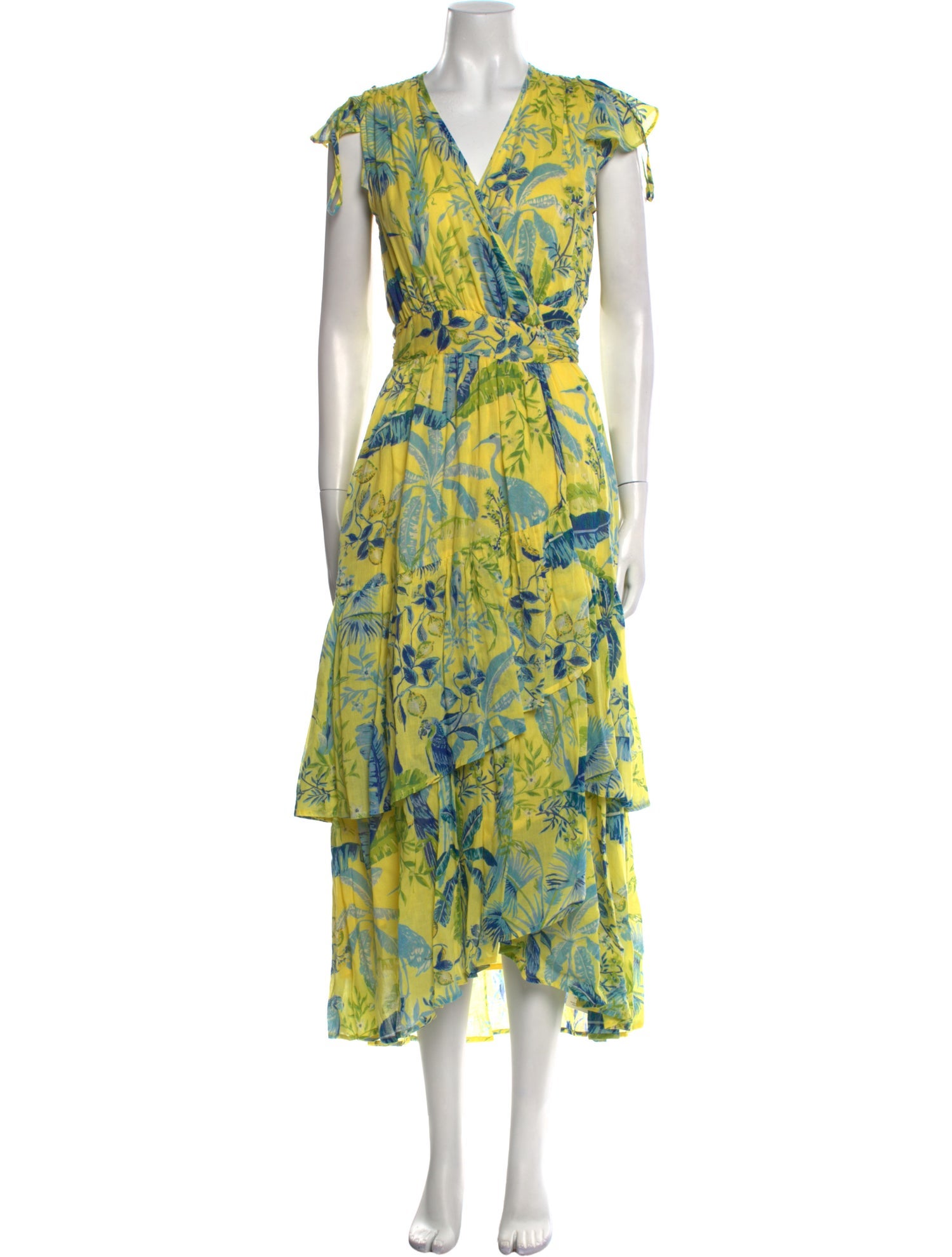 Banjanan Floral Print Long Dress