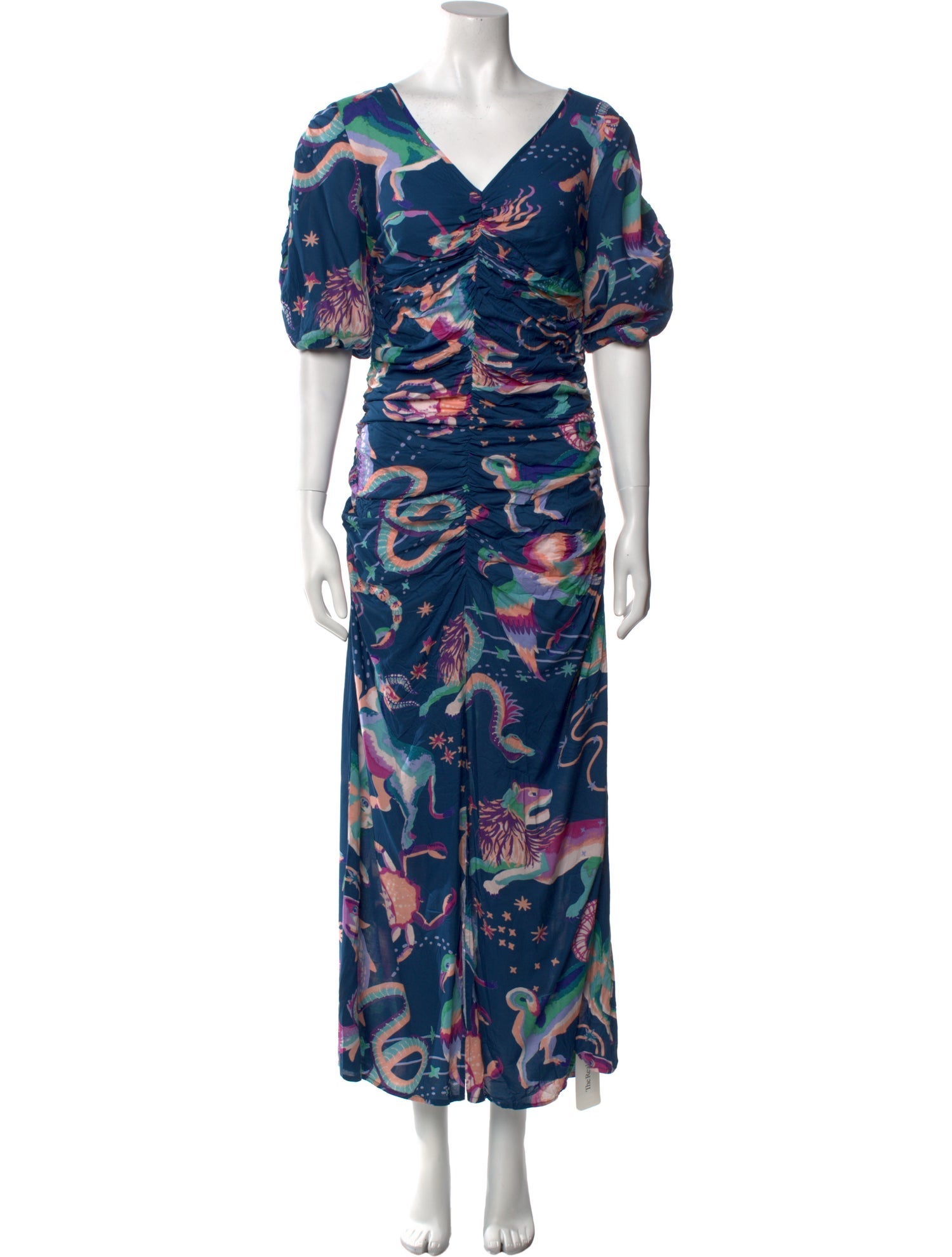 Banjanan Floral Print Long Dress