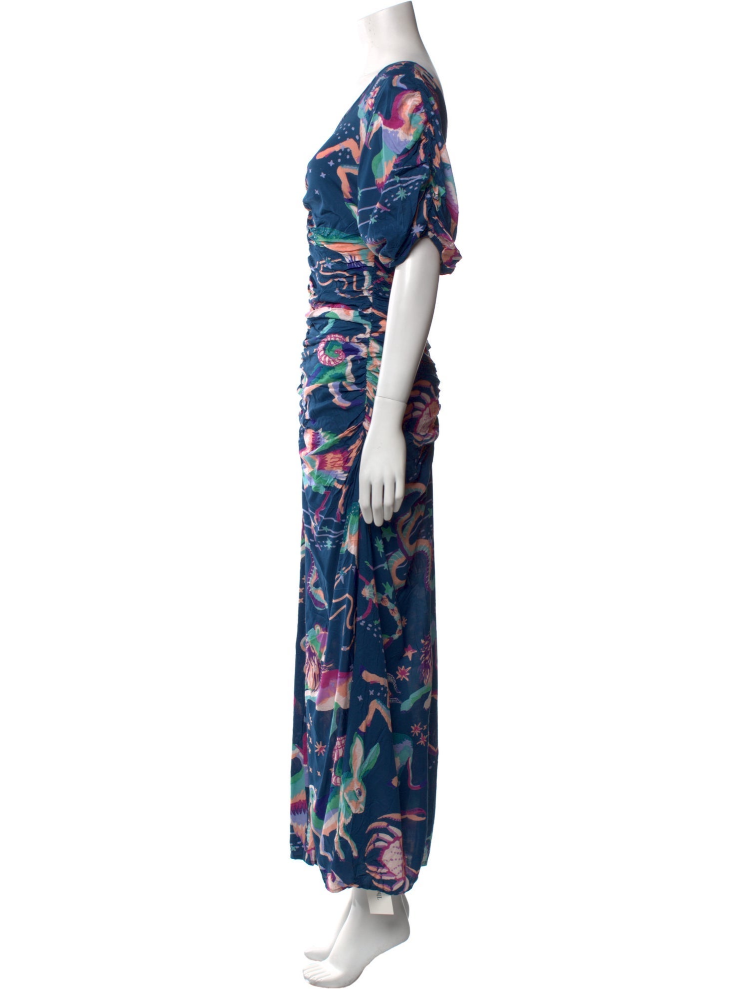 Banjanan Floral Print Long Dress