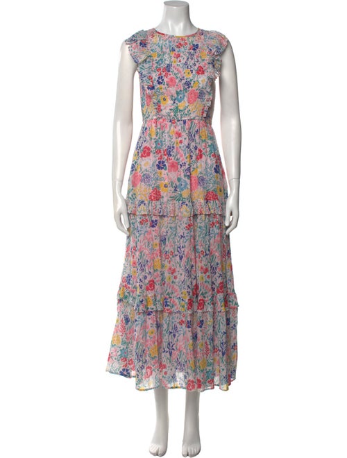 Banjanan Floral Print Long Dress