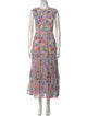 Banjanan Floral Print Long Dress