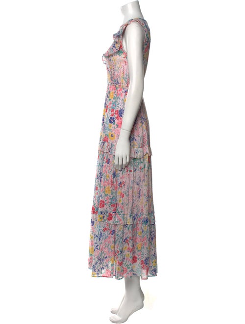 Banjanan Floral Print Long Dress