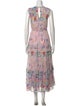 Banjanan Floral Print Long Dress