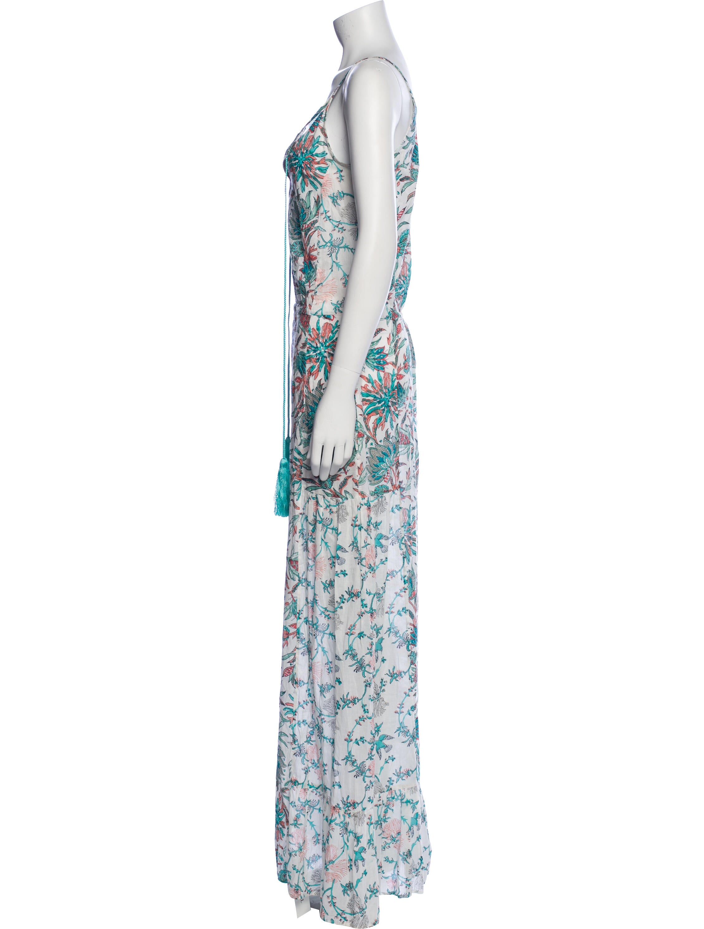 Banjanan Floral Print Long Dress