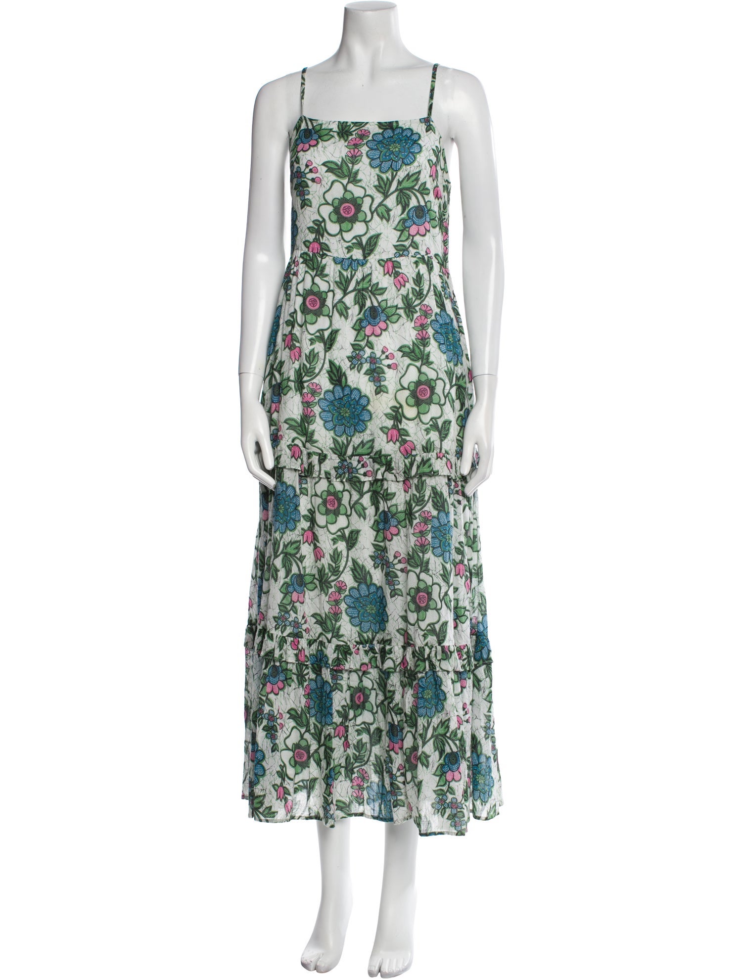 Banjanan Floral Print Long Dress