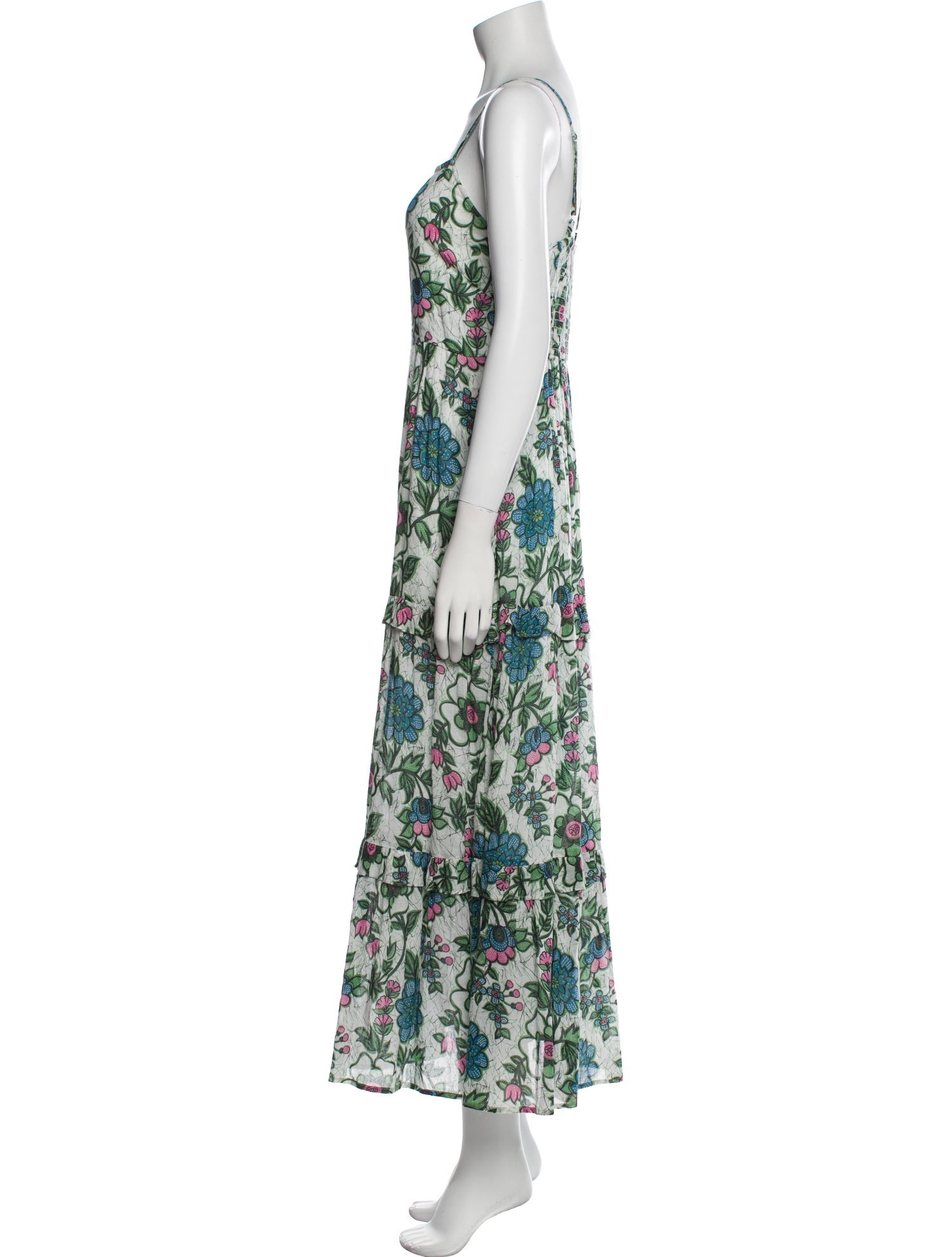 Banjanan Floral Print Long Dress