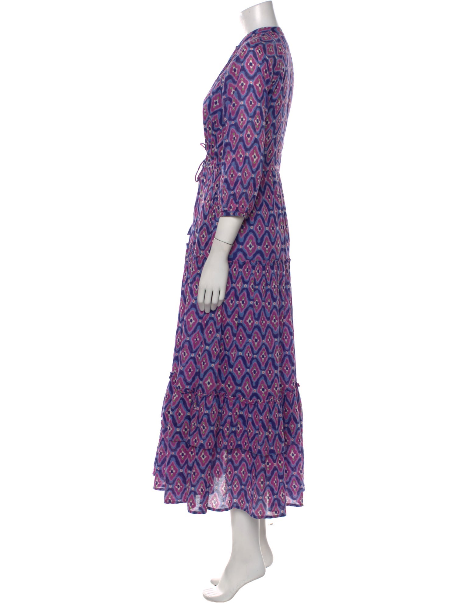 Banjanan Printed Long Dress