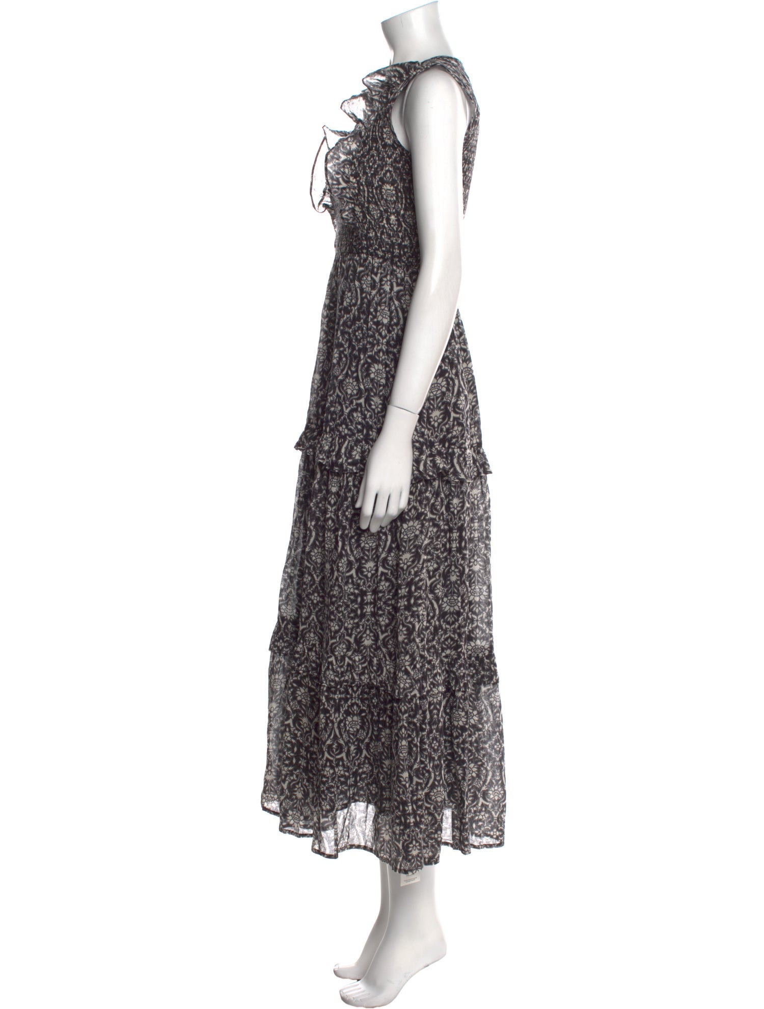 Banjanan Printed Long Dress
