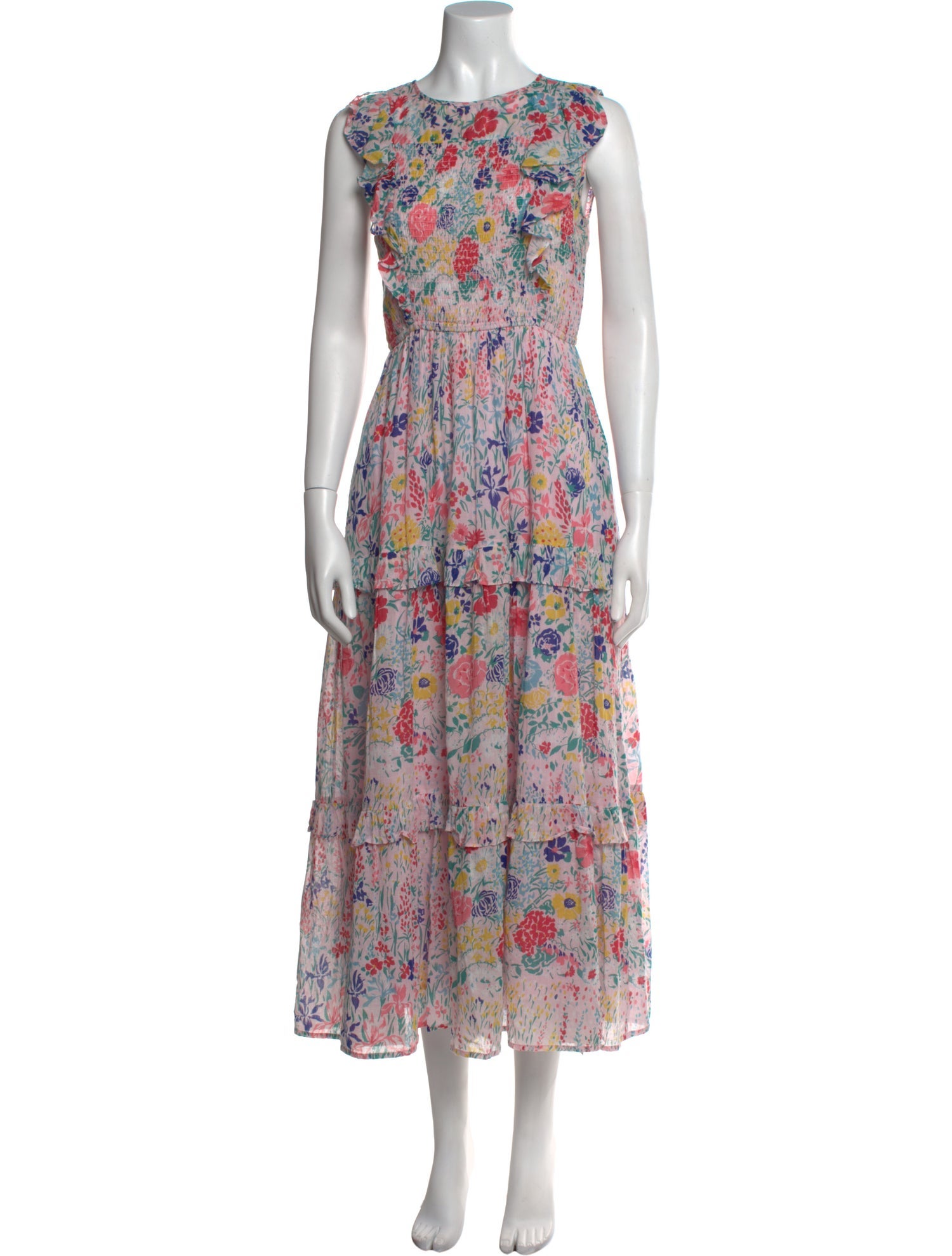 Banjanan Floral Print Long Dress