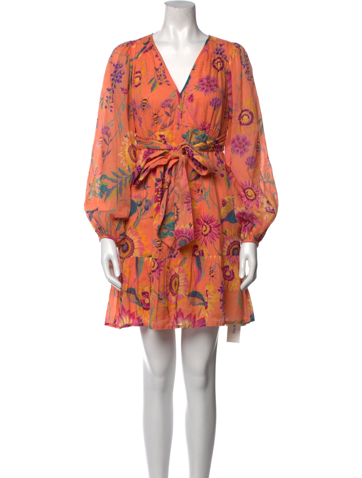 Banjanan Floral Print Mini Dress