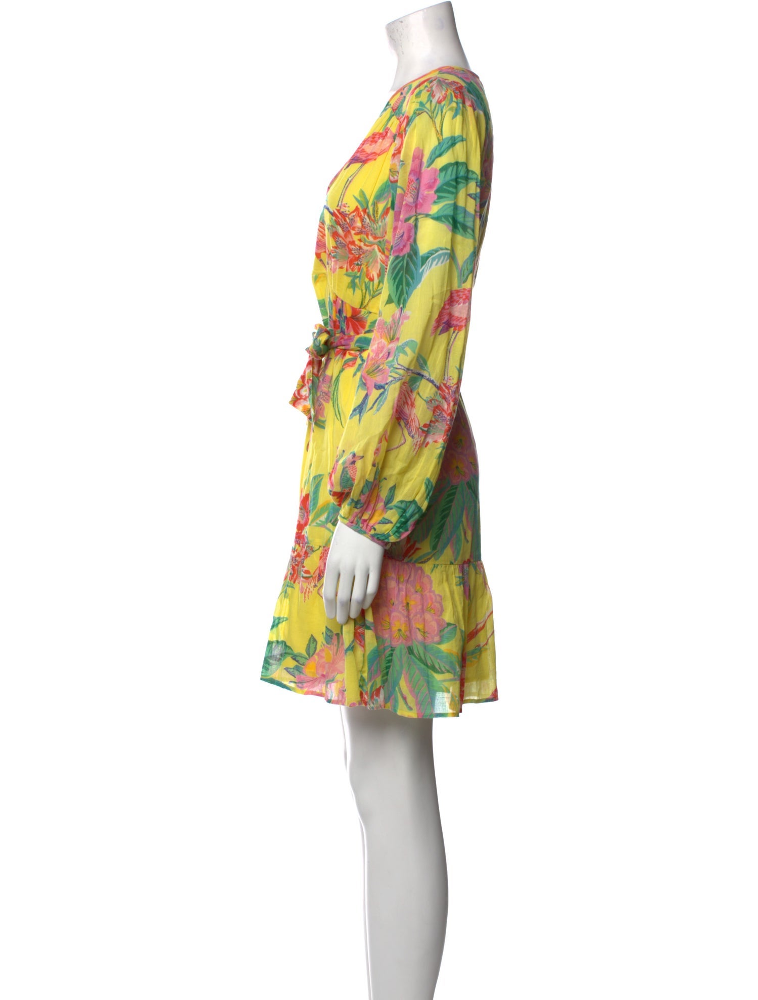 Banjanan Floral Print Mini Dress