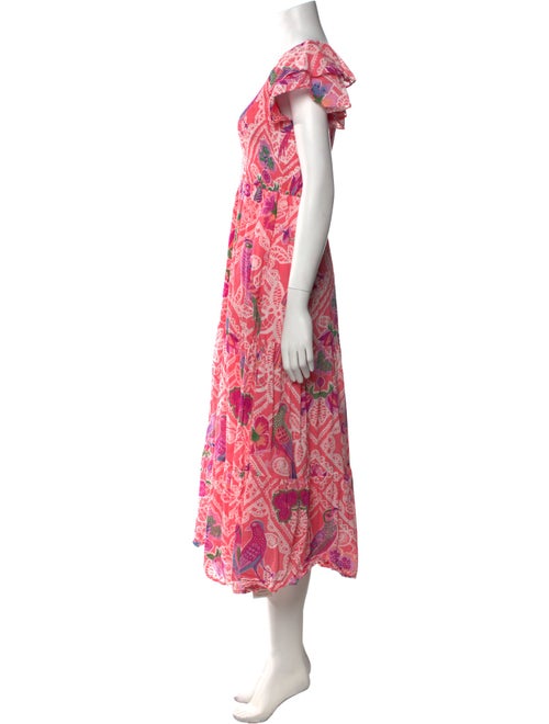 Banjanan Floral Print Long Dress