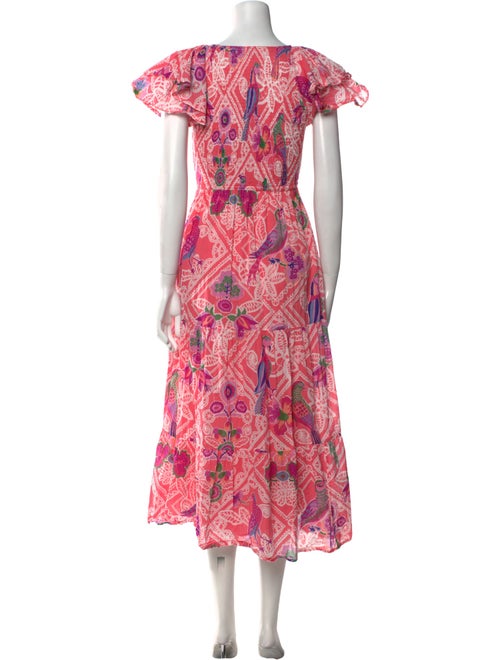 Banjanan Floral Print Long Dress