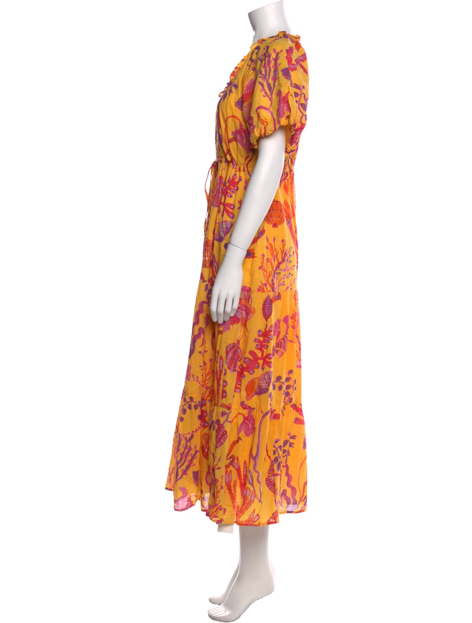 Banjanan Floral Print Long Dress