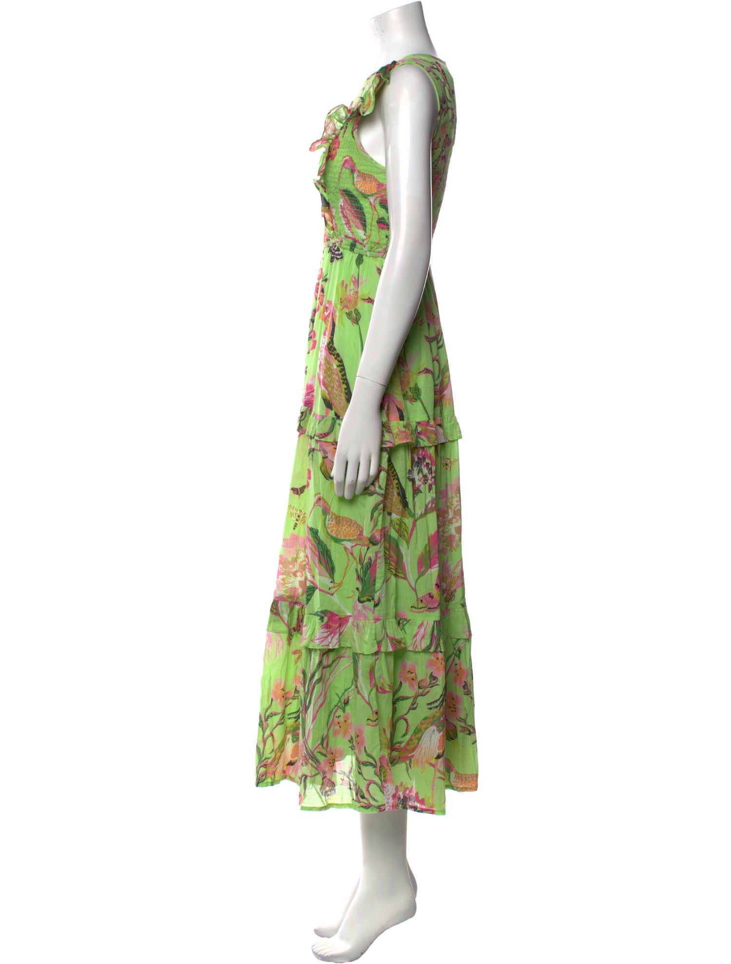 Banjanan Floral Print Long Dress