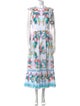Banjanan Floral Print Long Dress