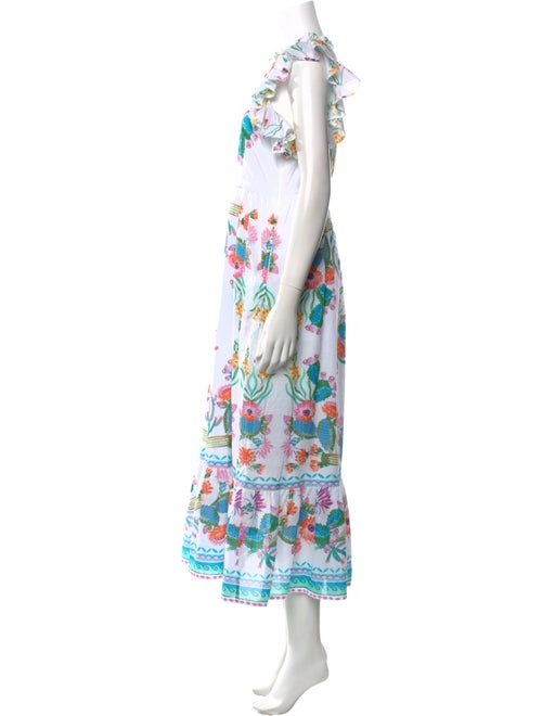 Banjanan Floral Print Long Dress