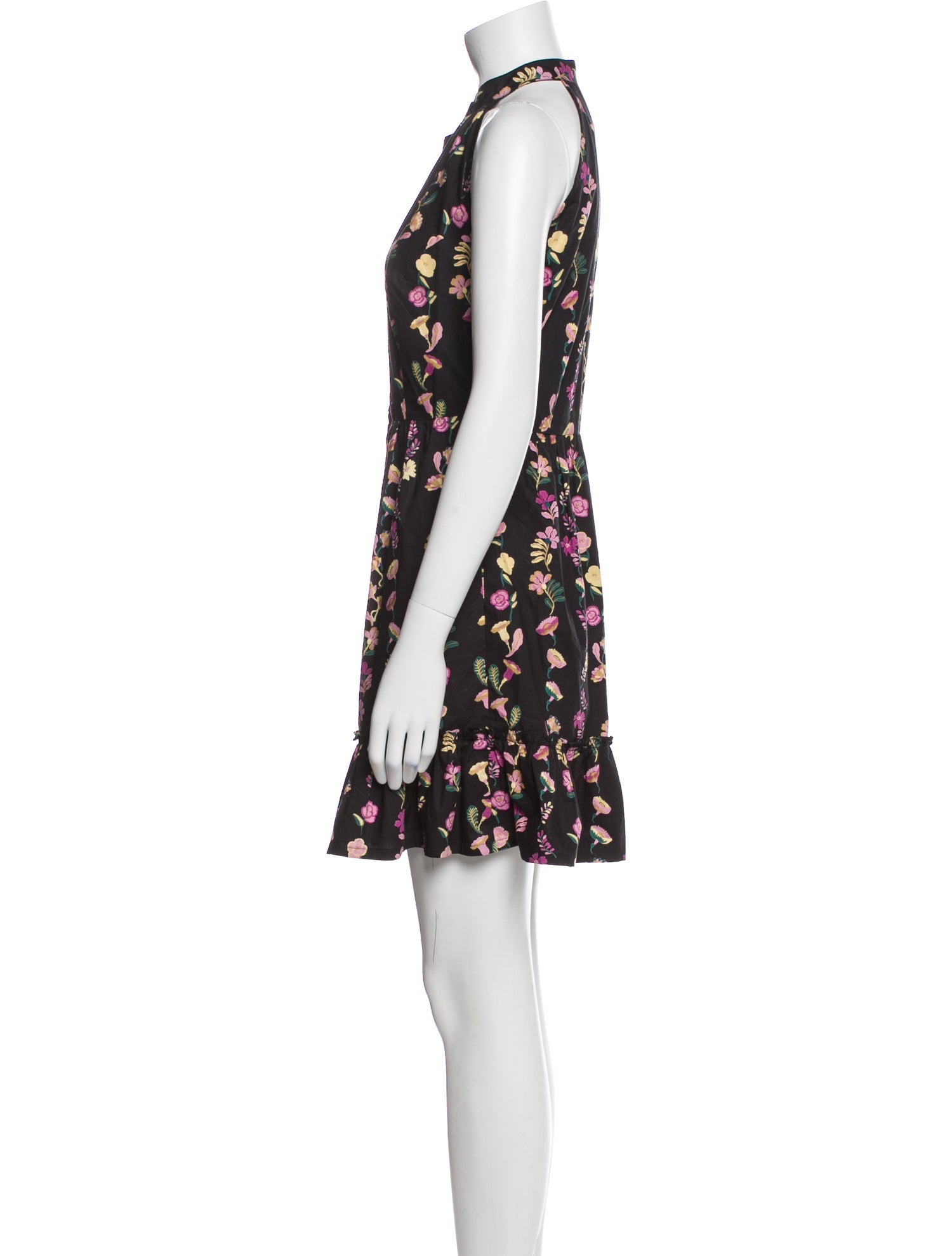 Banjanan Floral Print Mini Dress