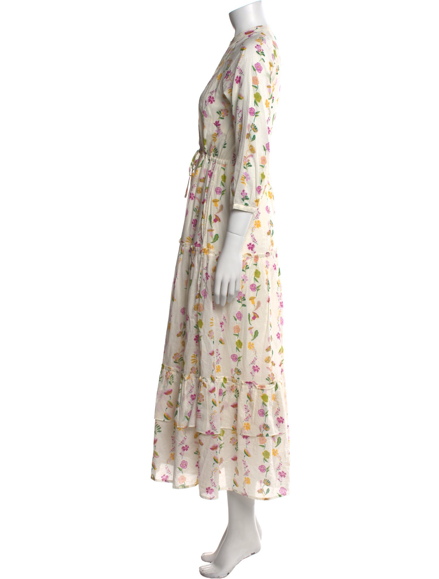 Banjanan Floral Print Long Dress