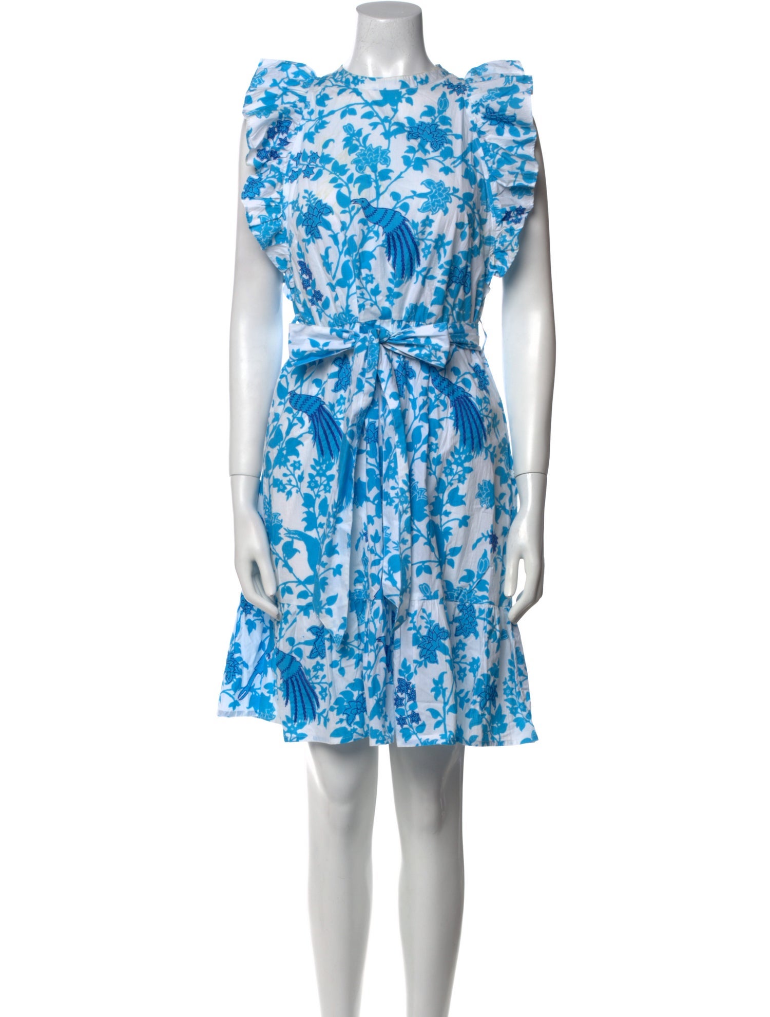 Banjanan Floral Print Knee-Length Dress