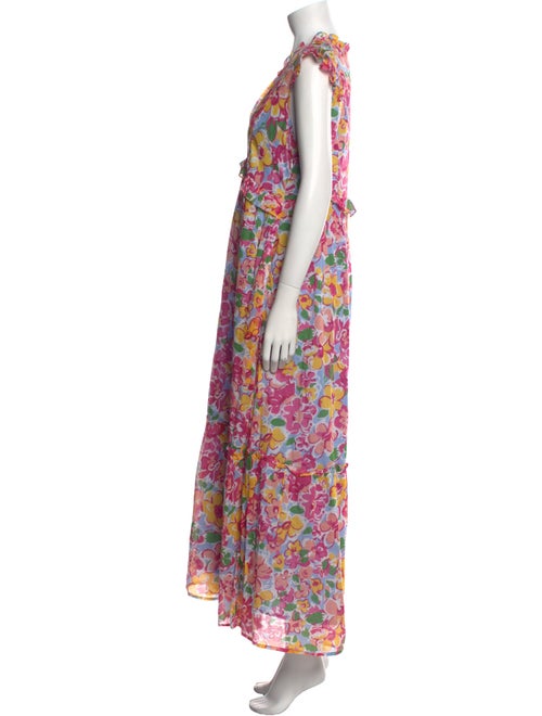 Banjanan Floral Print Long Dress