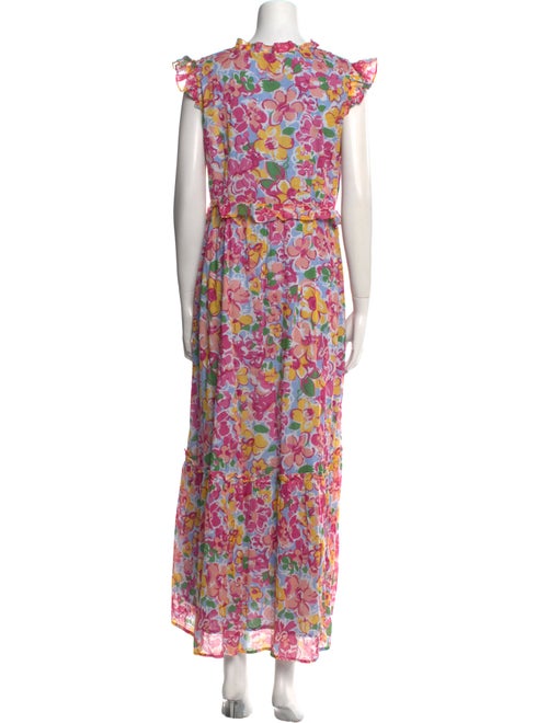 Banjanan Floral Print Long Dress