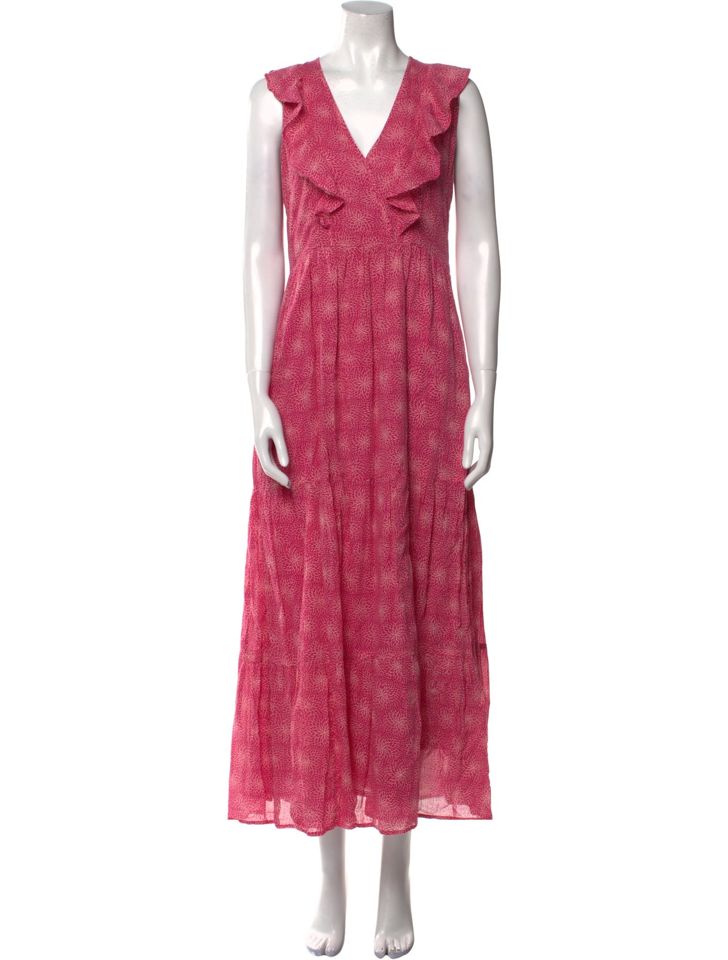 Banjanan Floral Print Long Dress