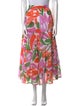 Banjanan Floral Print Midi Length Skirt