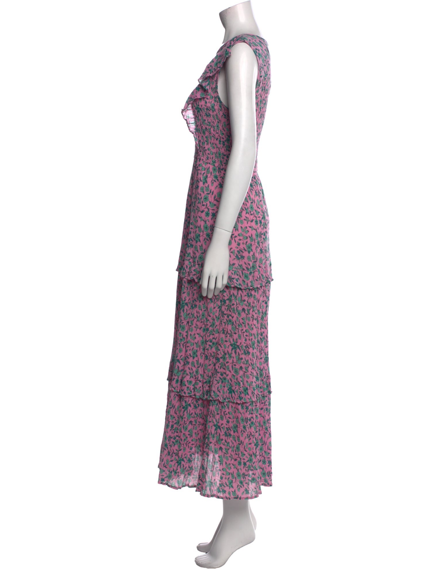 Banjanan Floral Print Long Dress
