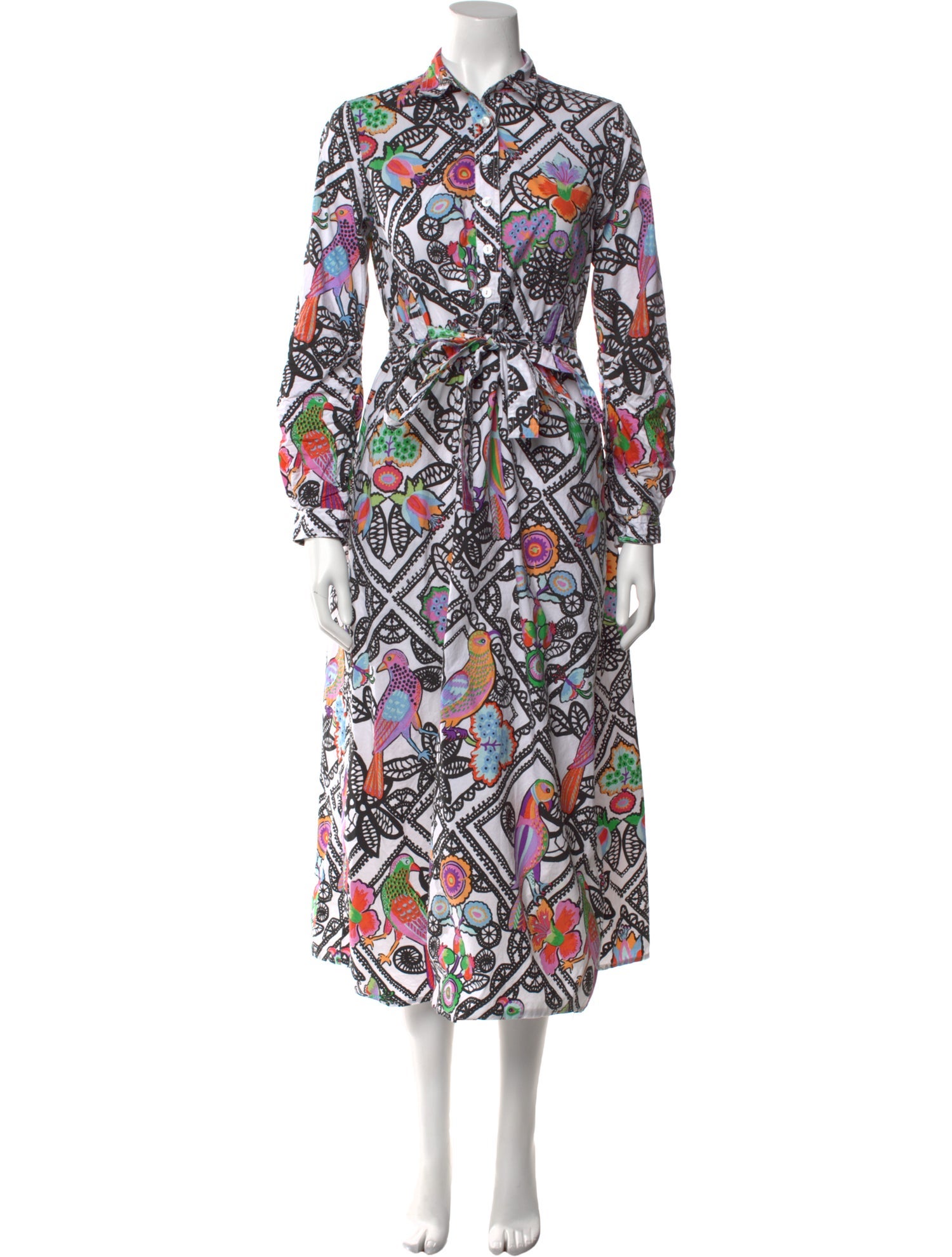 Banjanan Printed Midi Length Dress