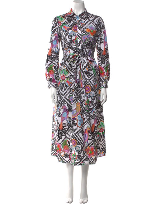 Banjanan Printed Midi Length Dress