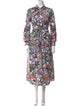 Banjanan Printed Midi Length Dress