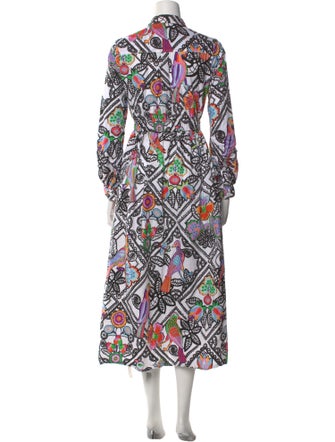 Banjanan Printed Midi Length Dress
