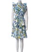 Banjanan Floral Print Knee-Length Dress