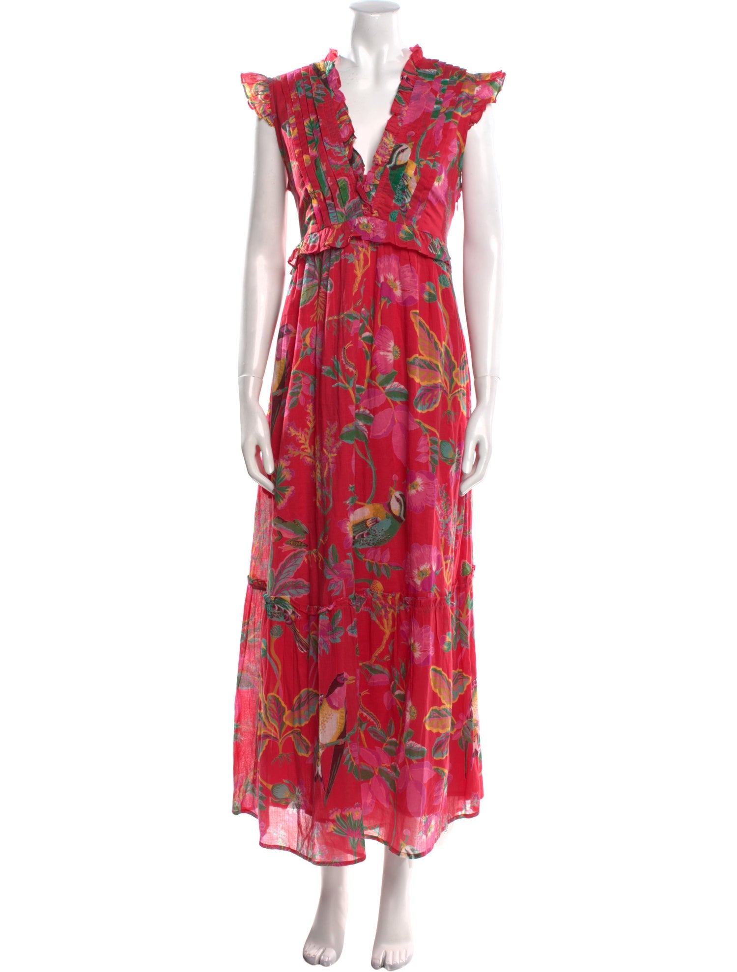 Banjanan Floral Print Long Dress