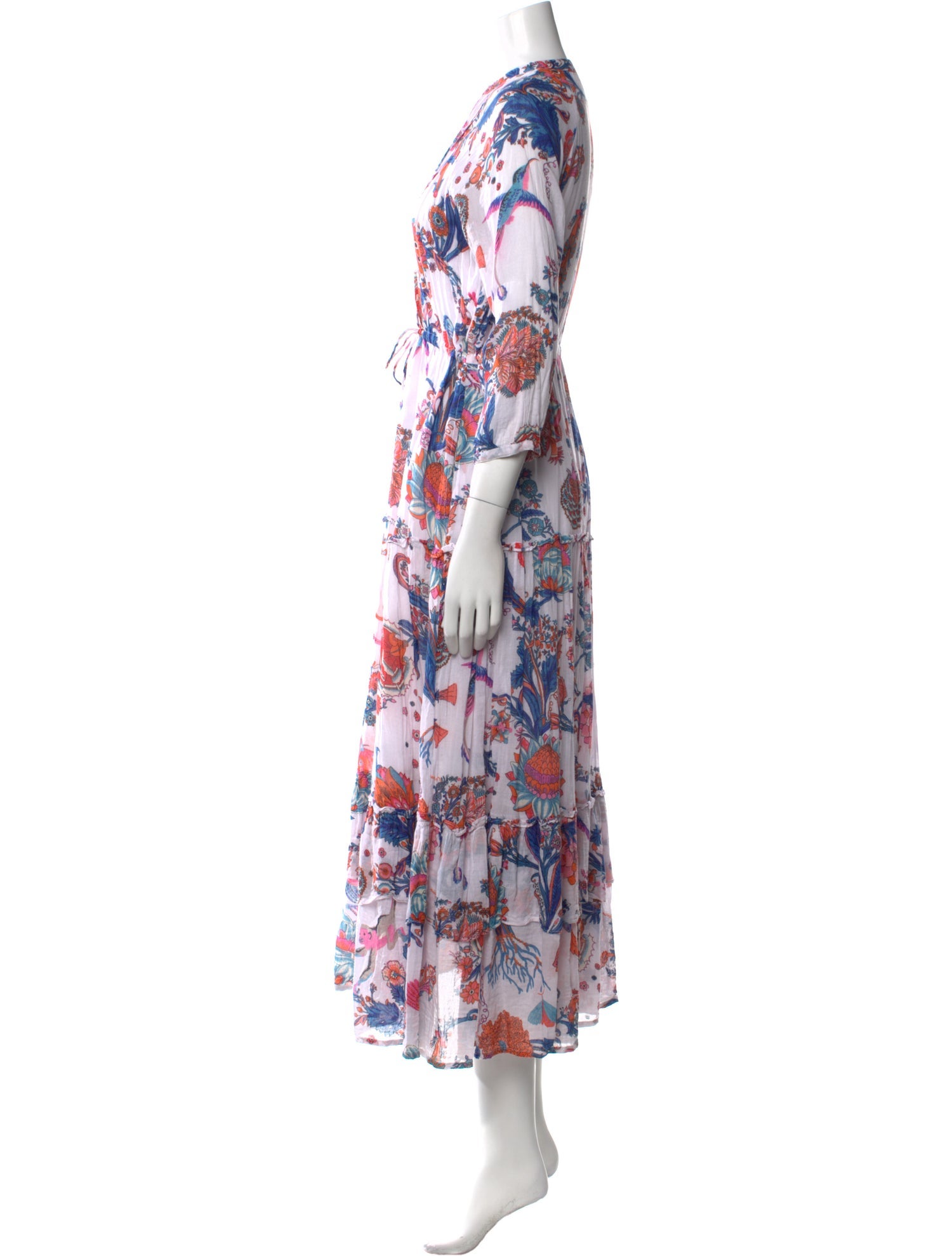 Banjanan Floral Print Long Dress
