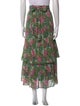 Banjanan Floral Print Midi Length Skirt