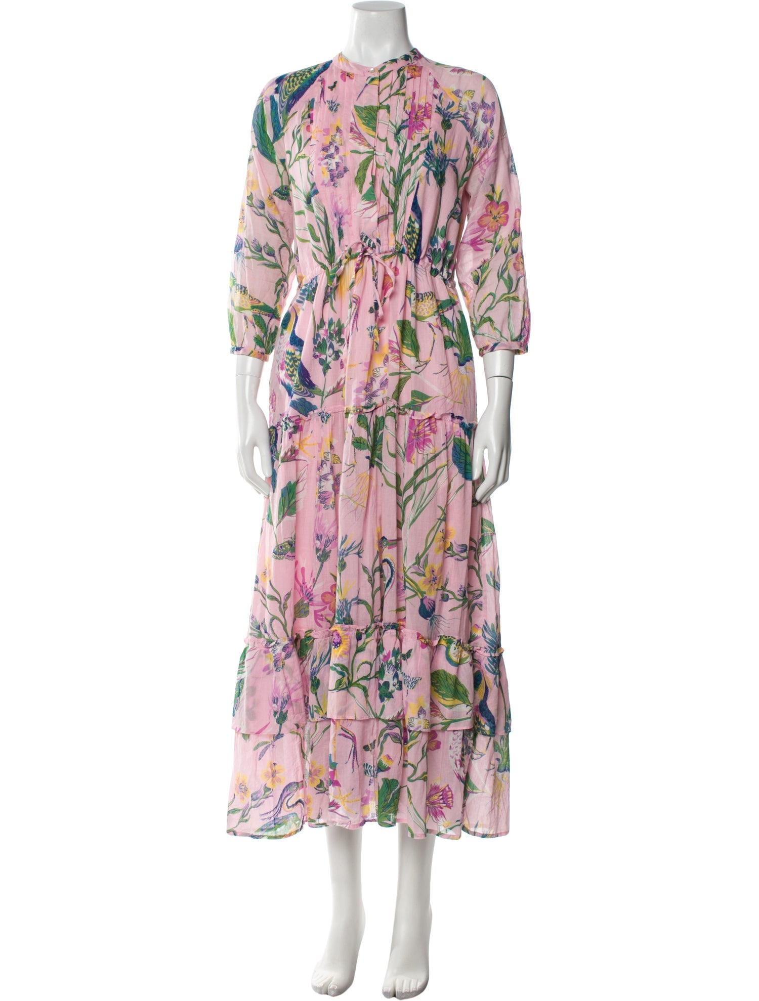 Banjanan Floral Print Long Dress