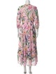 Banjanan Floral Print Long Dress